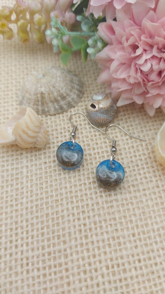 Handmade Aberporth Sand Earrings