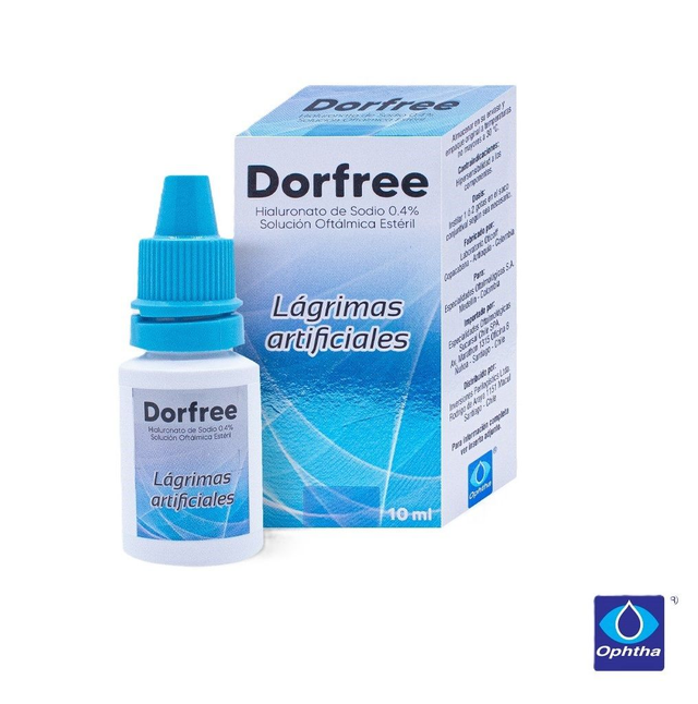 Lágrimas artificiales - Hialuronato de Sodio 0.4% Solución Oftálmica Estéril 10mL