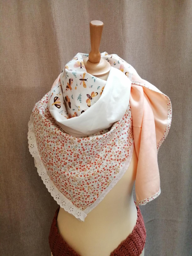 Foulard carré Patchwork 