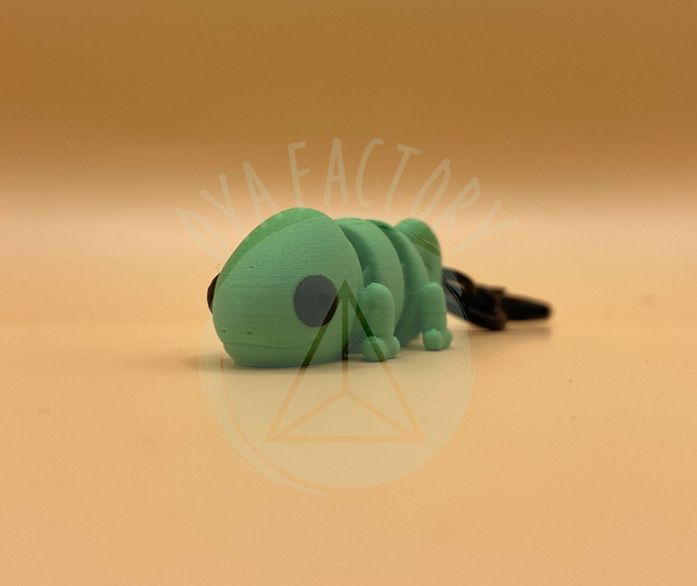 Porte-clés mini Caméléon articulé