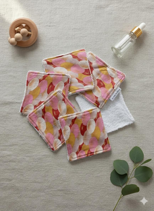 Lingettes démaquillantes lavables 