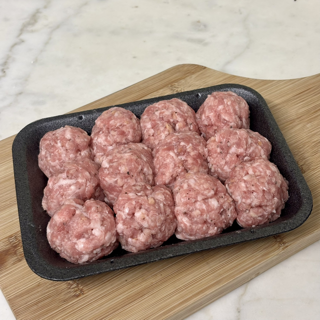 Rare Breed Pork and Rosemary Meatballs 