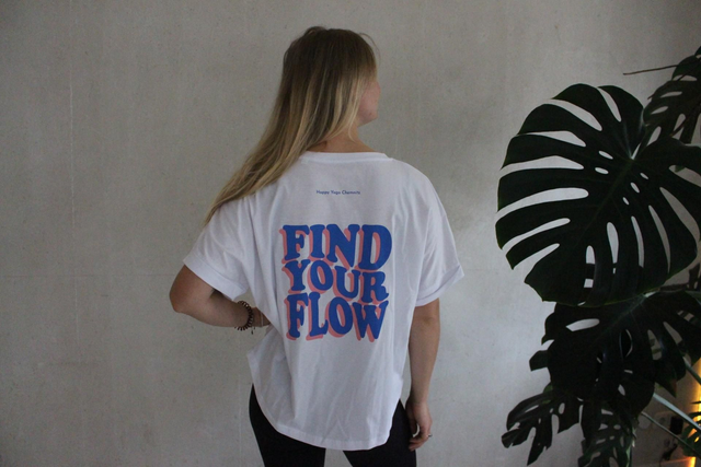 T-Shirt "Happy Warrior" - weiß