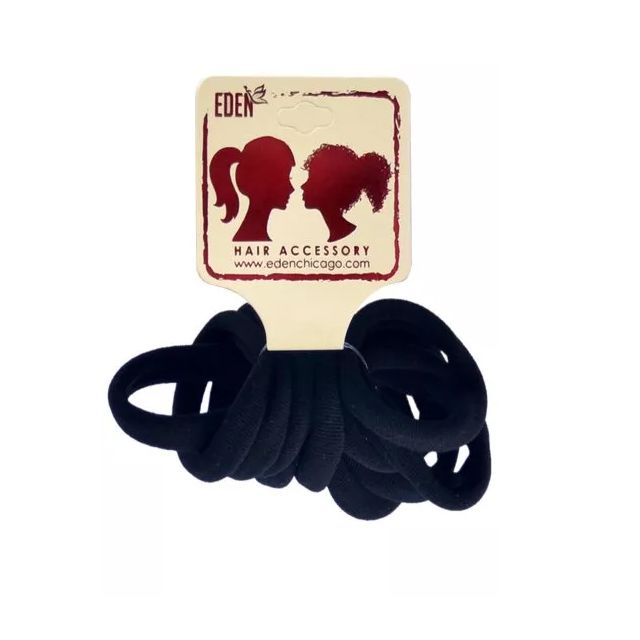 Nylon Ponytail Holder 14cm - Black