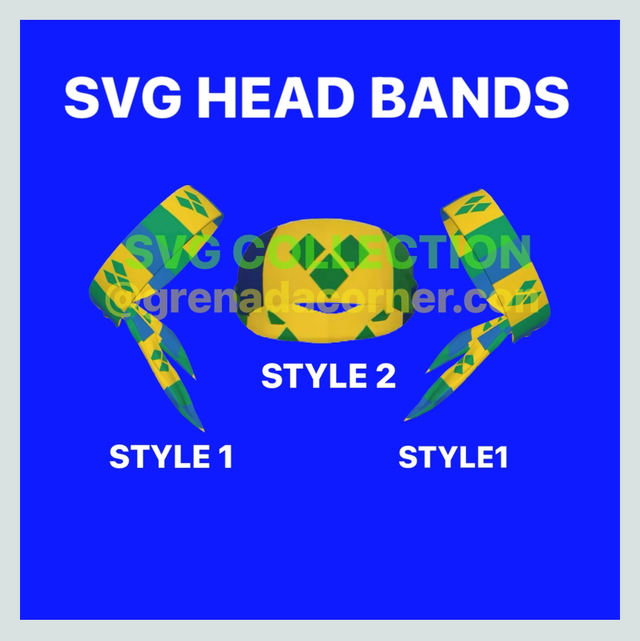 🇻🇨 SVG  BEQUIA COLLECTION -  HEAD &amp; SWEATBAND 