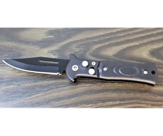 Couteau de poche couteau 15,5cm noir