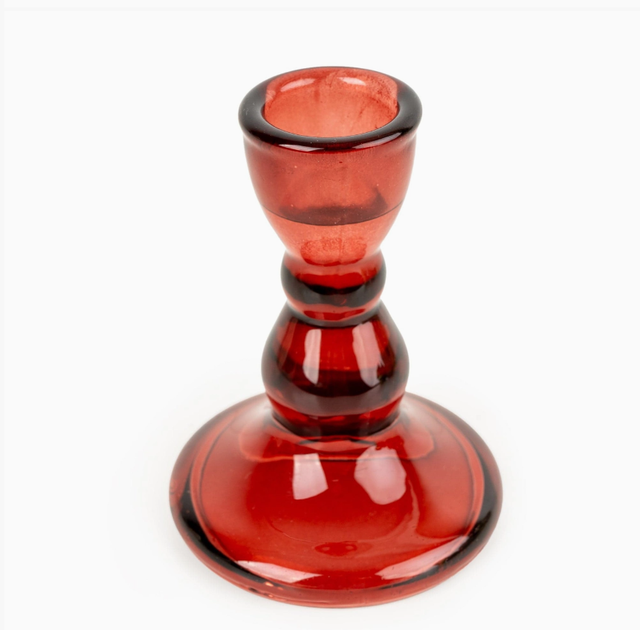 Candlelight - Small Candleholder - Red