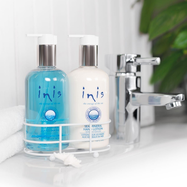 Inis Hand Care Caddy (liquid soap &amp; had lotion) 2 x 300ml
