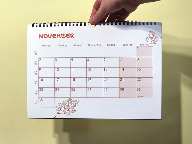 „No-nonsense Kalender“ - wall calendar 2026