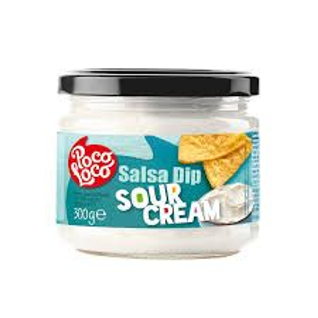 Poco Loco Salsa Dip Sour Cream 300g