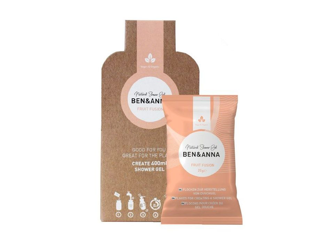 [Ben &amp; Anna] Douchegel - Vlokken - Fruit Fusion - 2x20gr.
