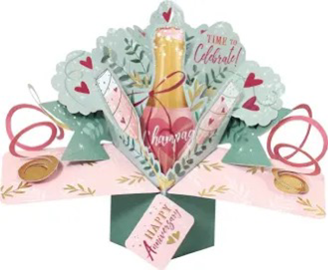 Happy anniversary pop out card