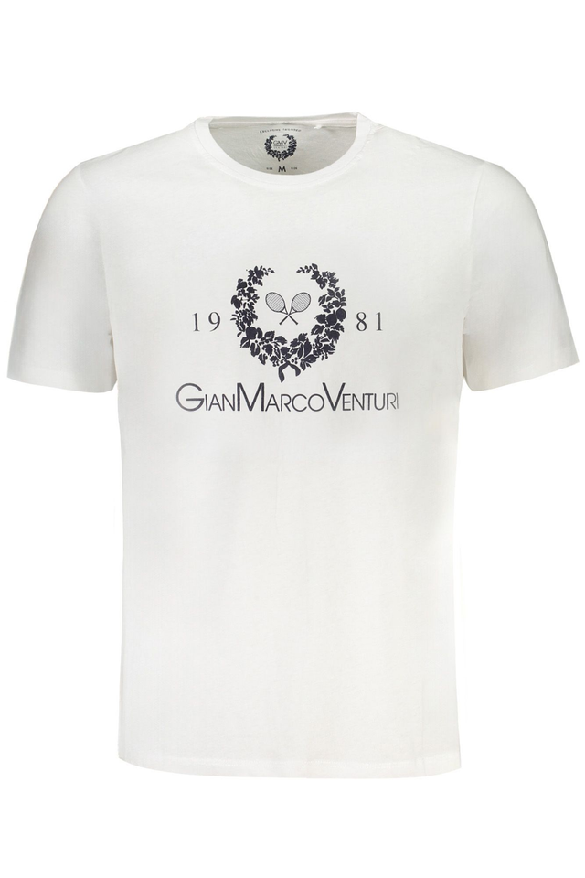 GIAN MARCO VENTURI T-SHIRT MANICHE CORTE UOMO BIANCO