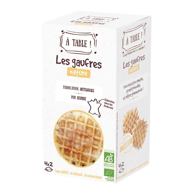 Gaufres Nature Bio 170g Pur Beurre - À Table