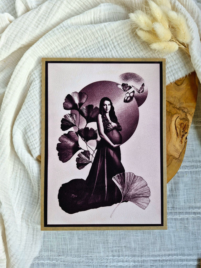 Cyanotype personnalisé - Coloris au choix