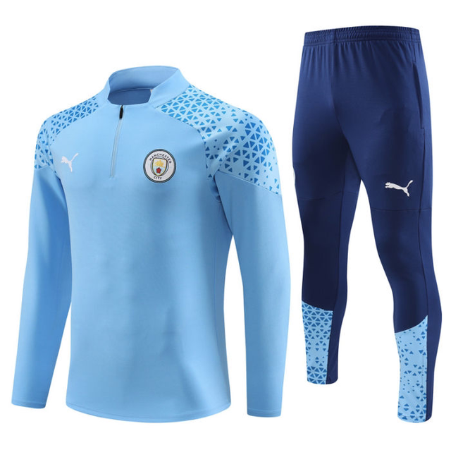 Adulte Manchester City F.C. 2023-2024 Quick Dry Casual bleu ciel 