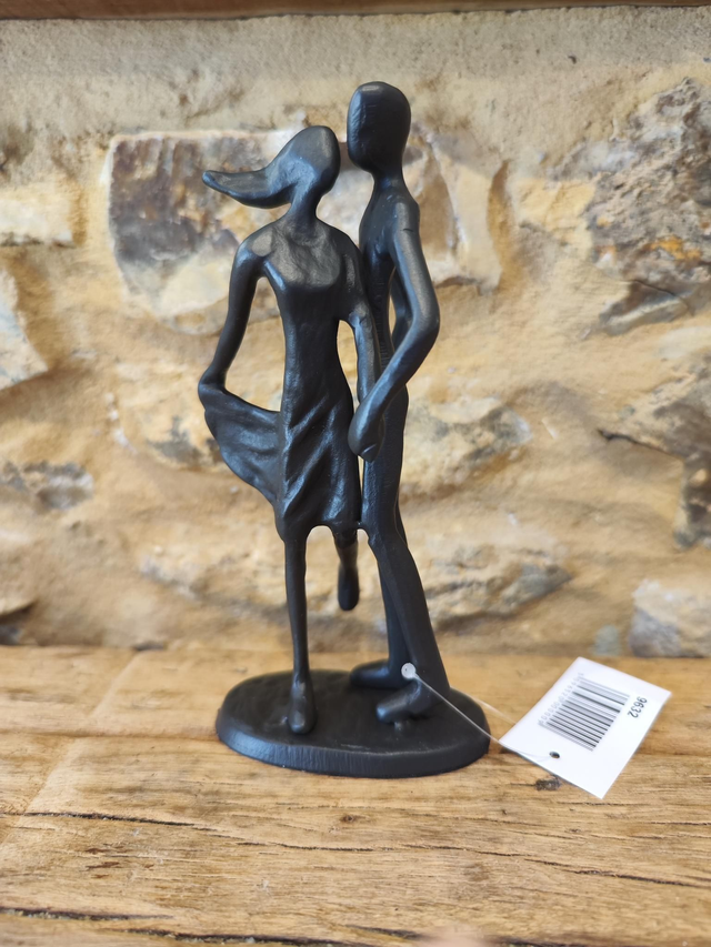 Metal Couple Sculpture 