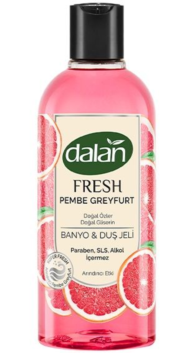 DALAN Fresh 500ml Mydło w Płynie &amp; Żel Pod Prysznic PEMBE GREYFRUT - RÓŻOWY GREJPFRUT