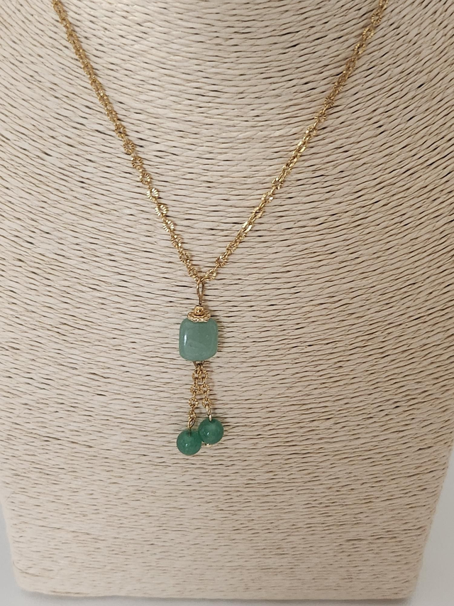 Collier trio d’aventurine 