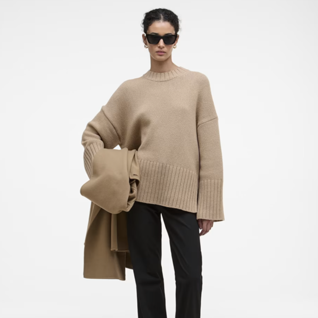 Barbour Sophia Knitted Jumper Pale Caramel