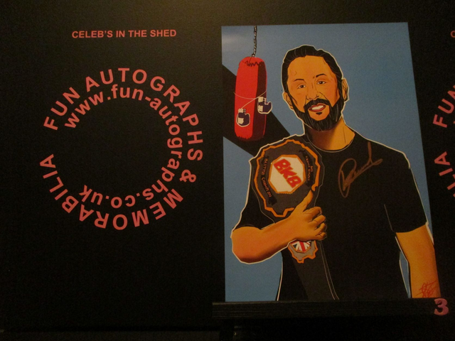 Kevin 'Green Machine' Greenwood Limited Edition Signed A4 Comic Style Drawing Print (3)