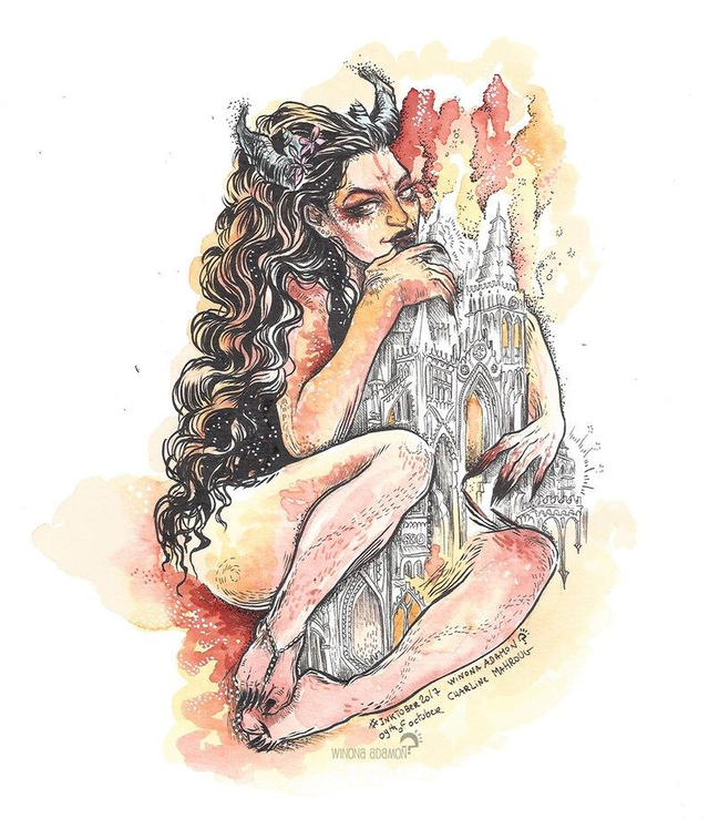 Screech Succubus - carte A6