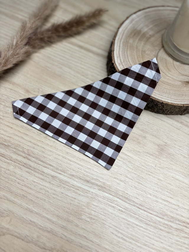 Bandana à glisser pour chiens - Vichy
