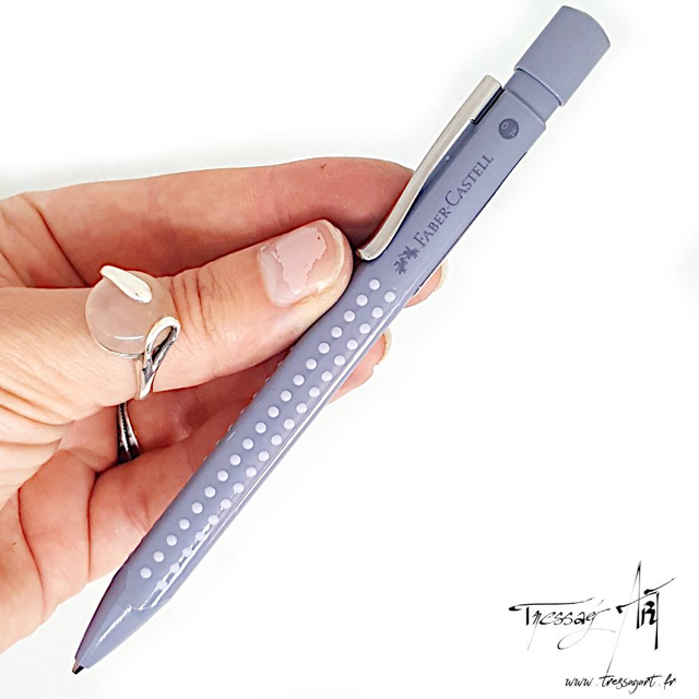 FABER CASTELL - PORTE MINE 0,7MM B GRIS - FB047002