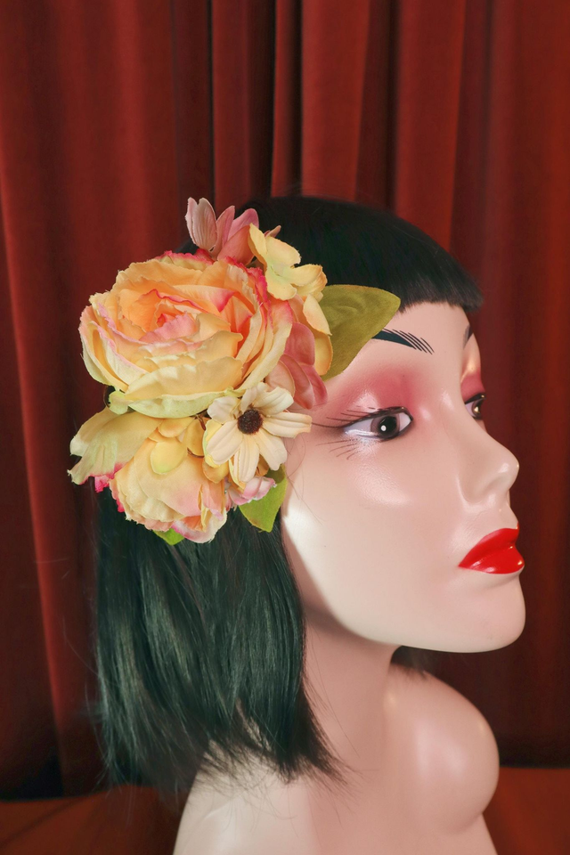 Hair flowers • L • Spring sunset