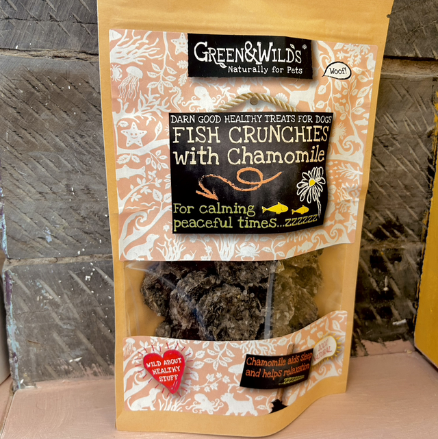 Green &amp; Wild’s Fish Crunchies with Chamomile 100g