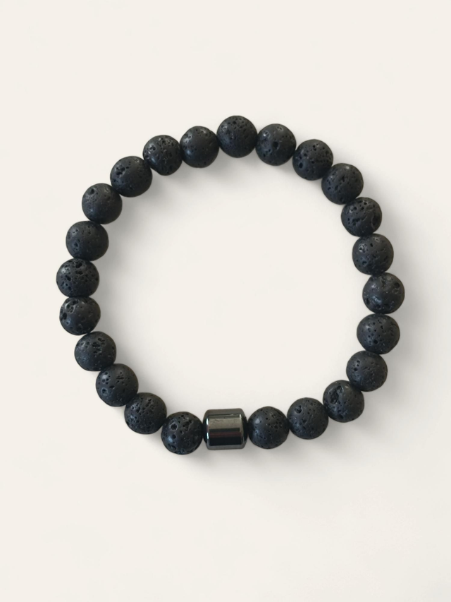 Bracelet Pierre de Lave