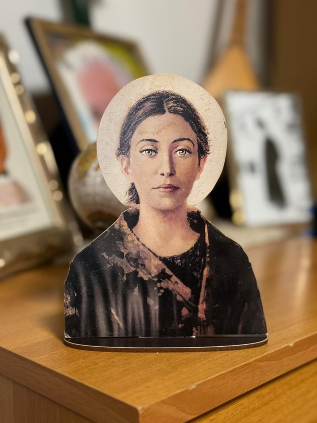 Ritratto sagomato devozionale di S. Gemma Galgani