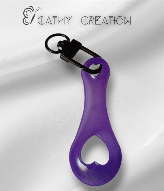 Jeton de caddie violet 