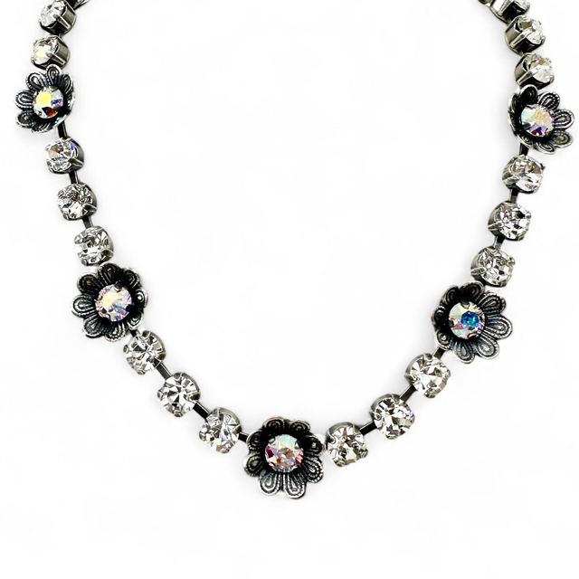 Collier BLÜMCHEN Diamond Shine, klar