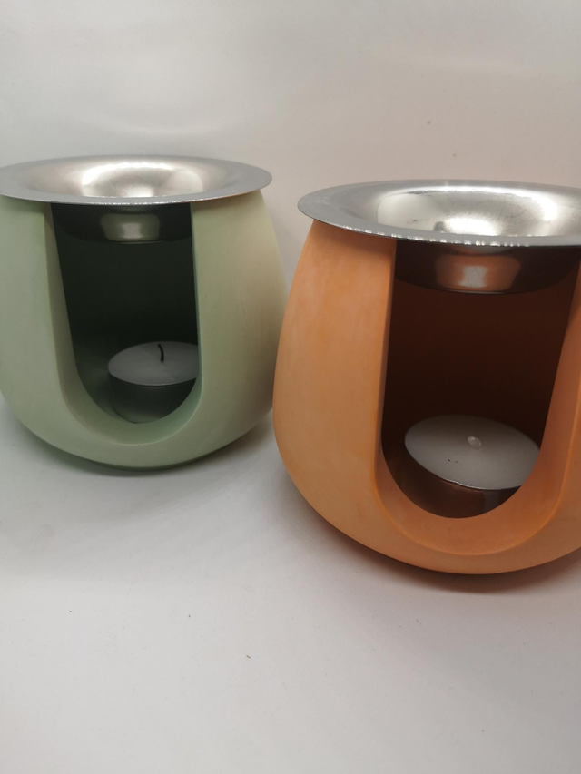 Brûleur en résine vert, orange ou rose