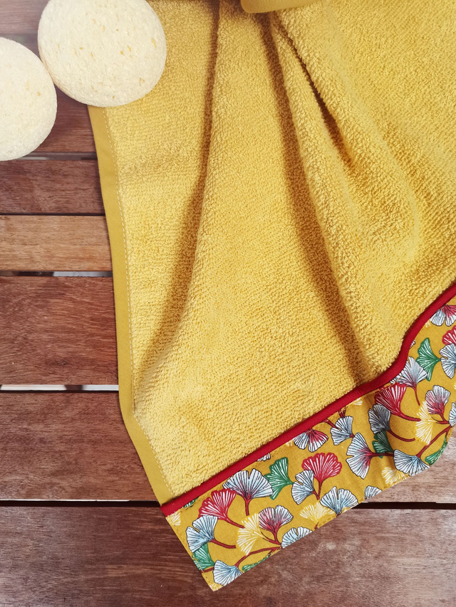 Serviette Ginkgo Safran