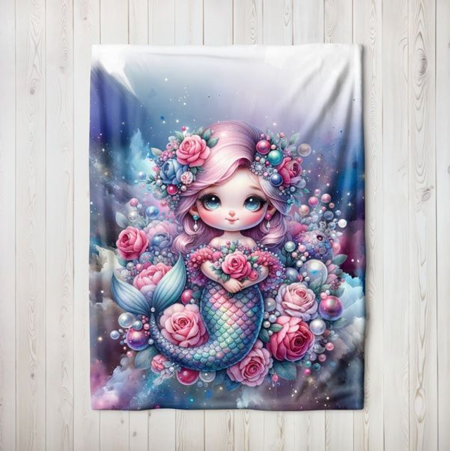 Plaid personnalisé sirène