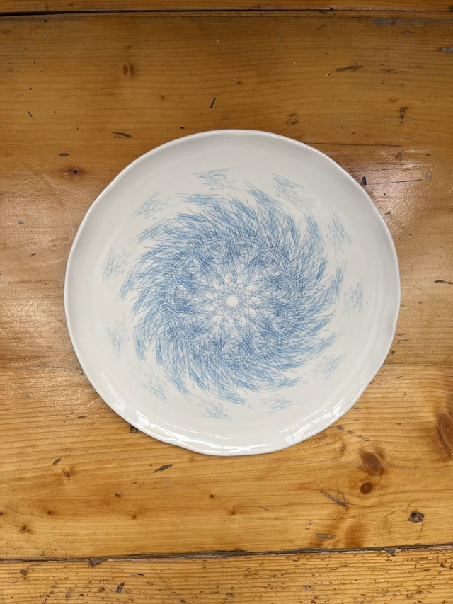 Teller Vulcano - Schneeflocke 3