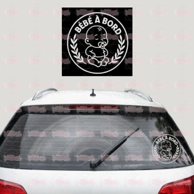 Sticker Arrière (Bébé à bord )