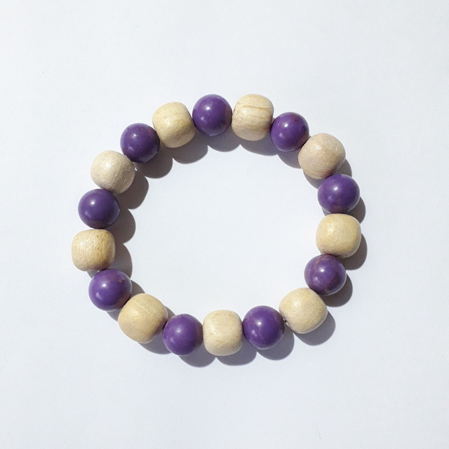 Phosphoresiderite Palo Santo Bracelet