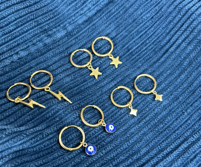 Boucles d’oreilles Charms Dorés 