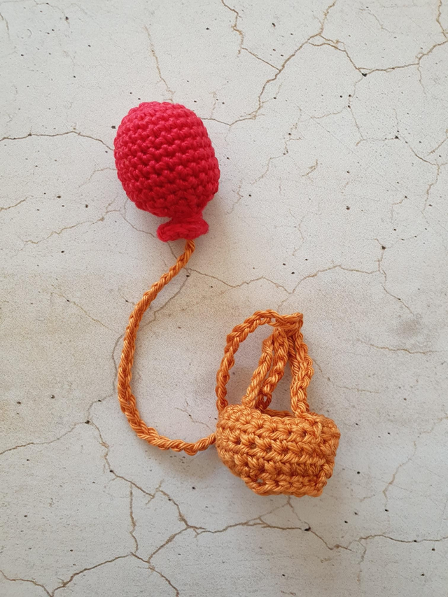 Buchzeichen 3D - Heissluftballon