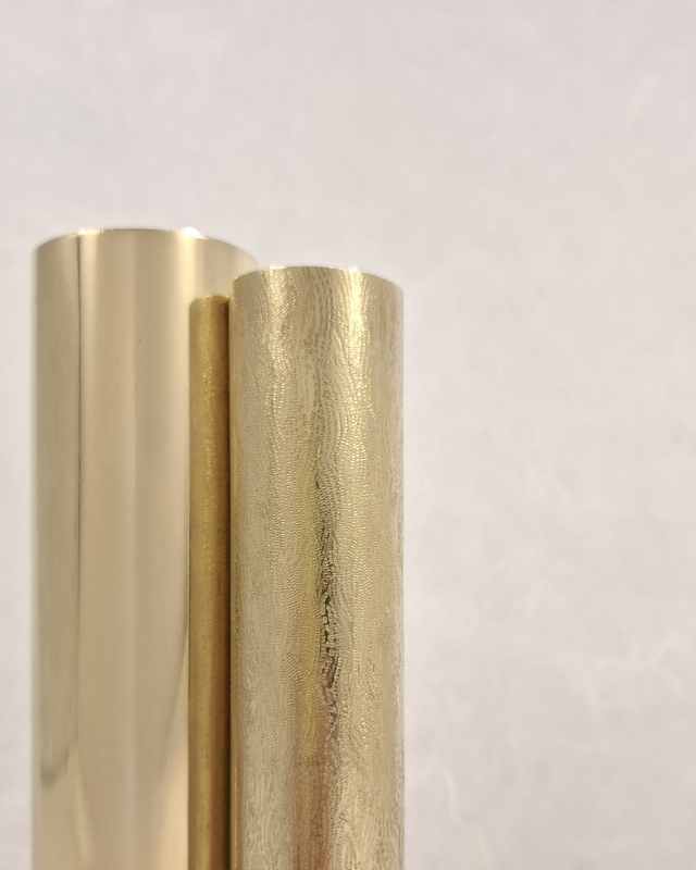 Collection Feu - Soliflore 10 - Laiton ciselé poli