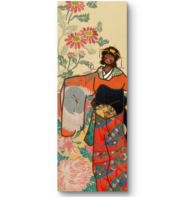 Marque-page Danseuse aux bijoux 
