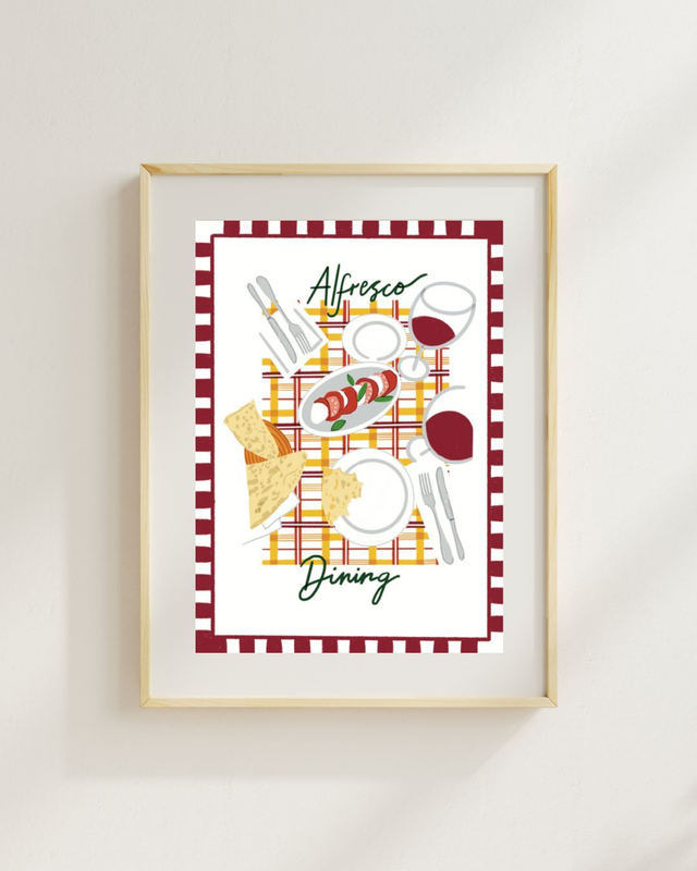 Alfresco Dining Print