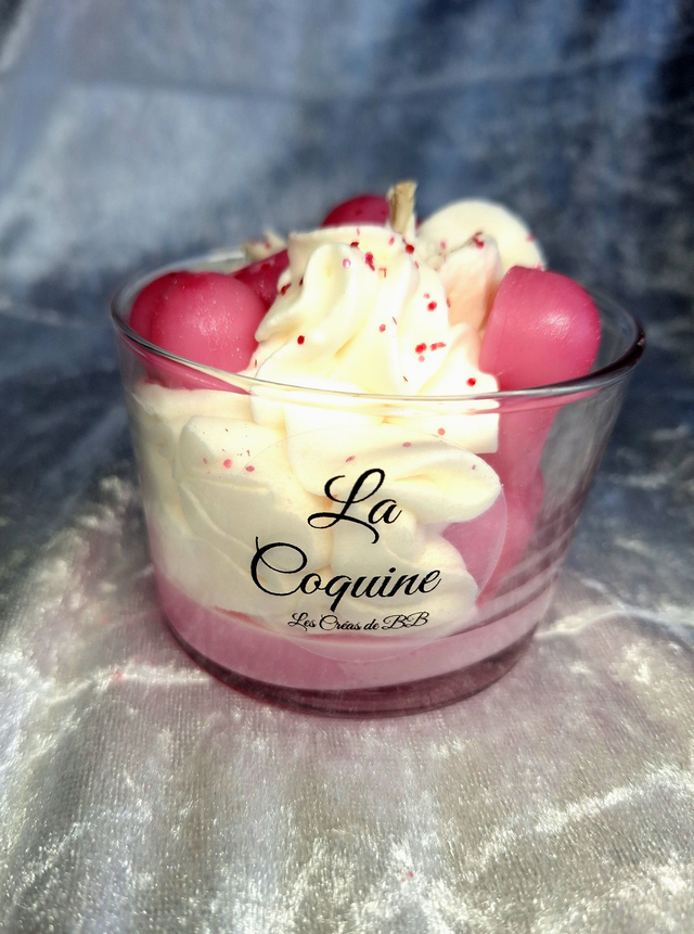 Coquine-Bougie gourmande pomme d'amour