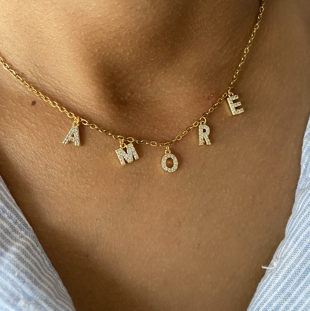 Collier personnalisé prénom ou mot 