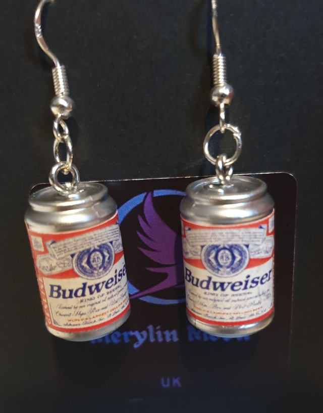 Beer can earrings 