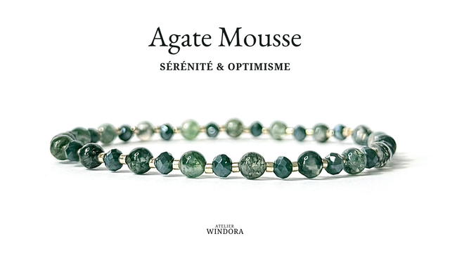 Bracelet | Agate Mousse - Royal (A)