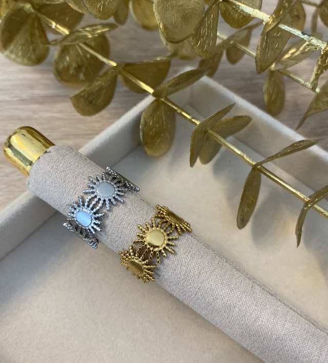 Bague ajustable eclipse 